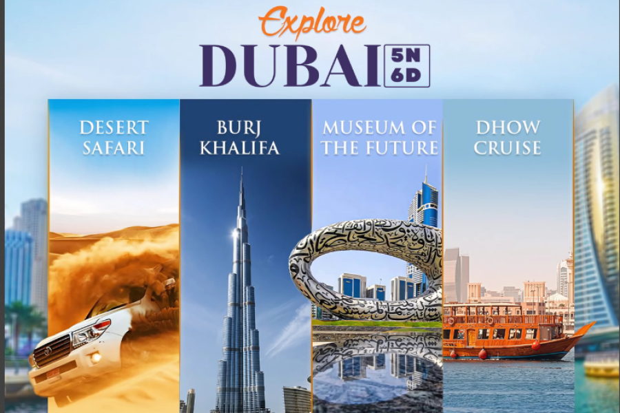 Trip to Dubai (6D/5N) With Flight